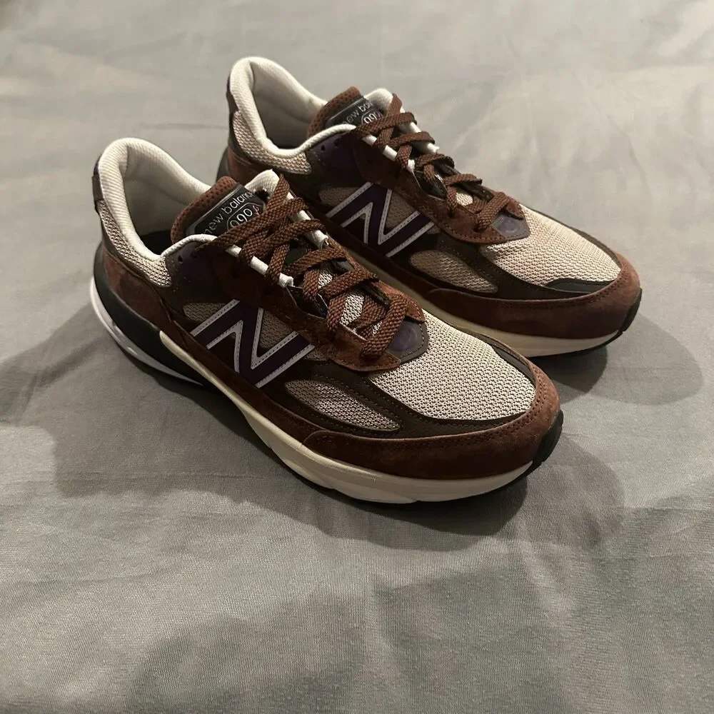 New Balance 990v6 Rich Oak Cosmic Grape Sneakers Made in USA Mens 11.5 U990OP6
